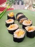Sushi roll kW (isi mie + dadar telur)