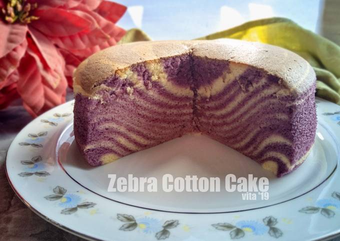 Zebra Cotton Cake