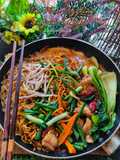 Yee Mee Sizzling Sayur Banyak