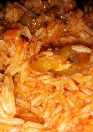 A picture of Spicy Coconut Rice.
