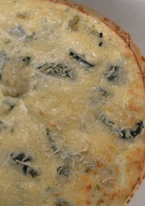 Une photo de Gratin de blettes