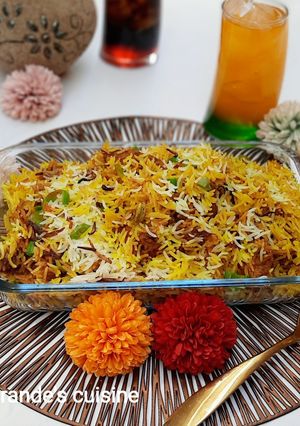 A picture of Chicken Biryani.