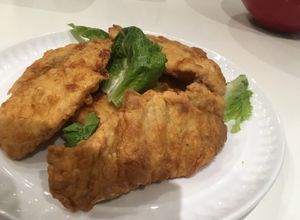 Una foto de Tilapia rebozado