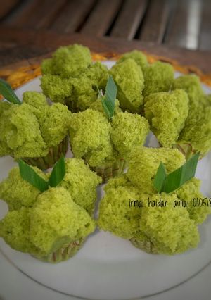 Foto resep Bolu kukus pandan