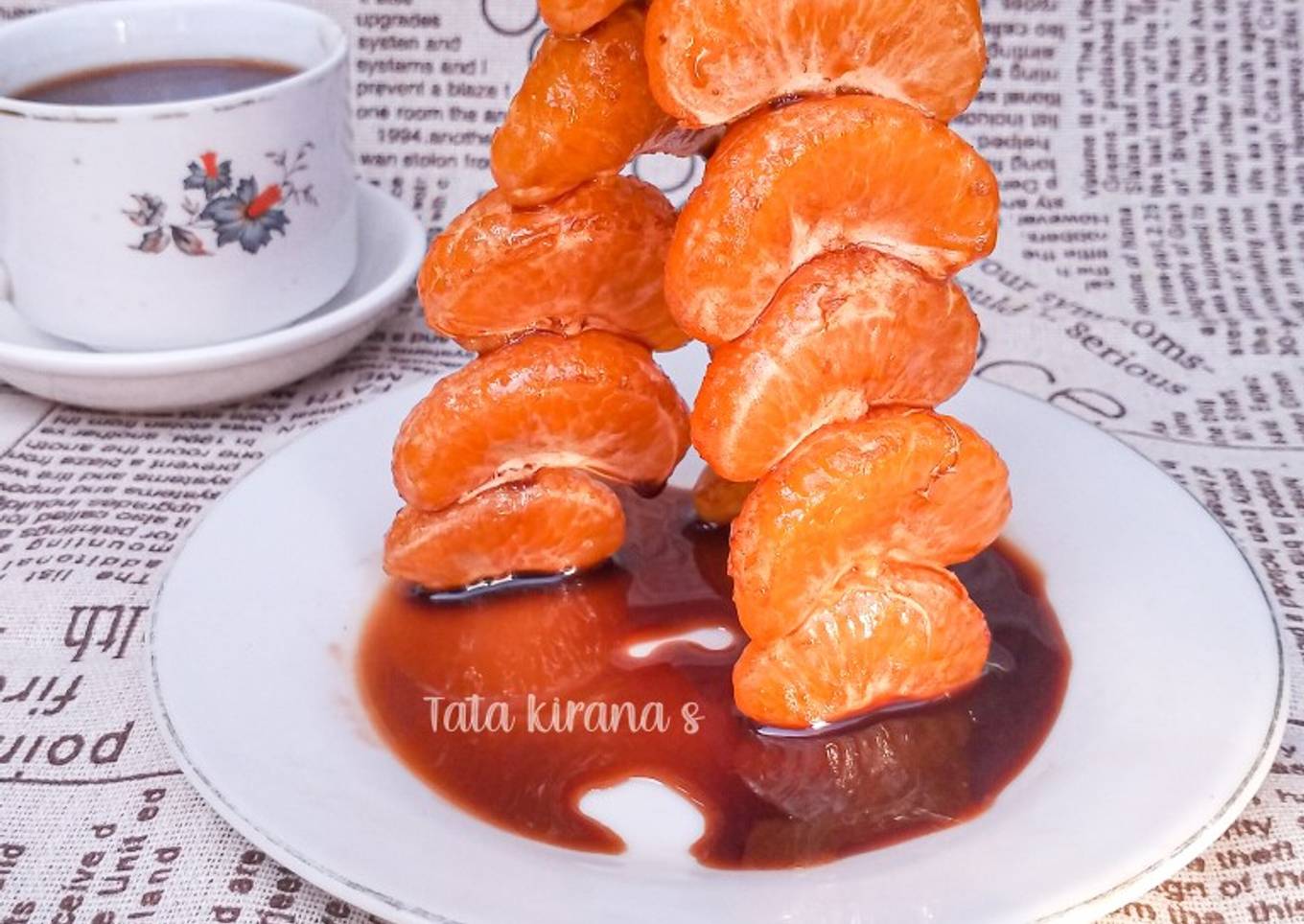 Sate Jeruk Coklat Karamel