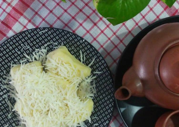 Resep Gethuk Singkong Tabur Keju😄, Menggugah Selera