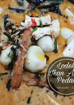 Foto resep Lodeh Pedas Ikan Asap Tahu Telur Puyuh