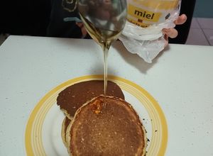 Una foto de Hotcakes de avena🥰🤤