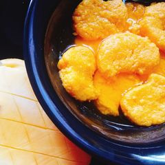 A picture of Mango rasgulla.
