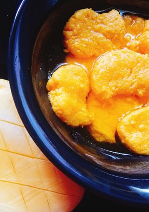 A picture of Mango rasgulla.
