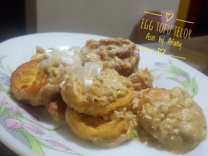 Cara Mudah Membikin Resep Egg Tofu Telor Asin yang Lezat Sekali Anti Ribet, Menggugah Selera