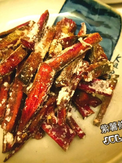 紫薯條佐塔塔醬~美容薯條 的食譜成品照片
