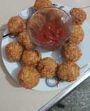 Bolitas de atún al cornflakes