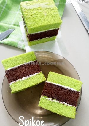 Foto resep Spikoe Pandan Coklat