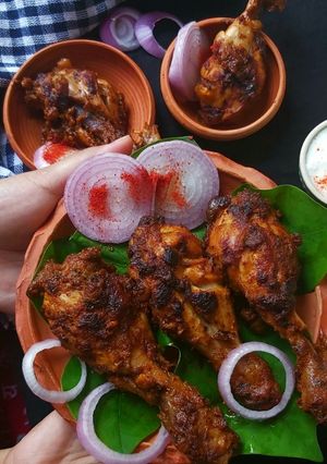 ভাট্টি দা মূর্গ অংগারা (bhatti da murg angara recipe in Bengali) রেসিপির প্রধান ছবি