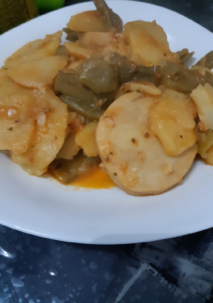 Una foto de Merluza en salsa