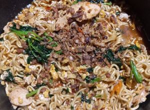 Foto resep Mie sedap nyemek kencur