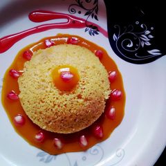 A picture of Sweet mango idli.
