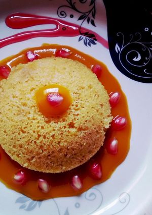 A picture of Sweet mango idli.