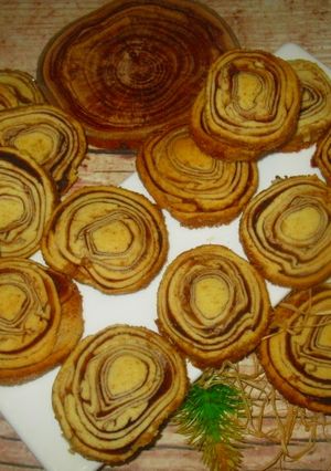 Zdjęcie przepisu Pień drzewa-ciasteczka.