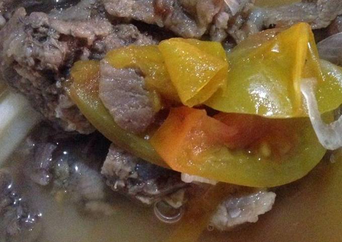 Bagaimana Membuat Asem asem iga sapi, Lezat Sekali