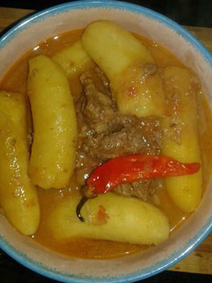 A picture of Matoke and beef stew# author marathon #.