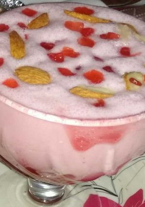A picture of Mix Fruit Lassi.