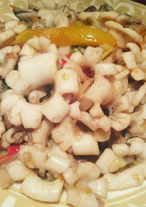 Foto resep Oseng pedas cumi