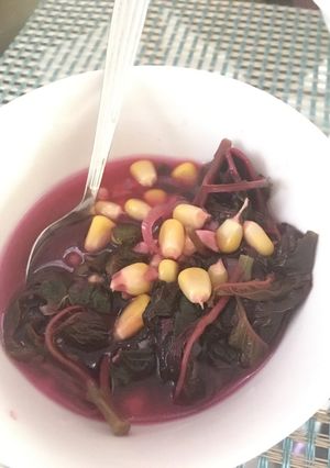 Foto resep Bayam Jagung (healthy menu)