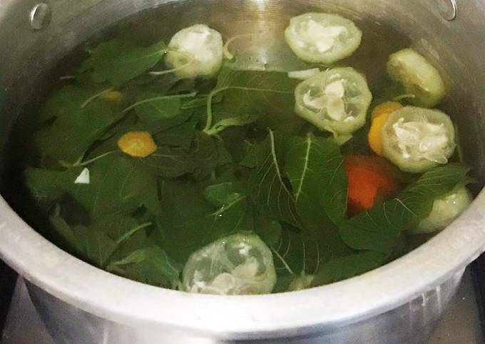 Resep: Sayur bayam bening Untuk Jualan