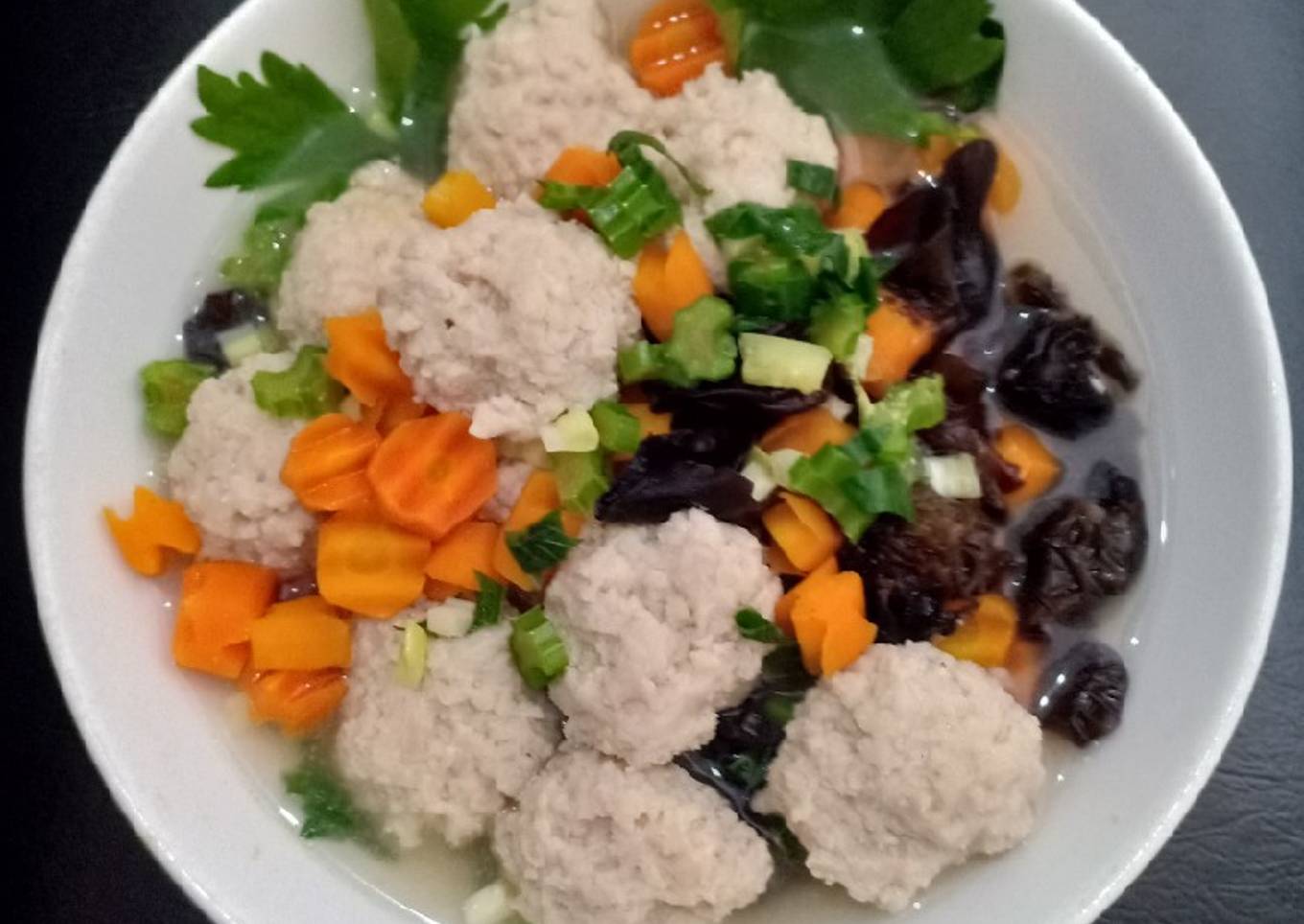 Pork Meatballs Soup