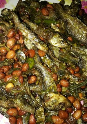 Foto resep Ikan bilis kacang lombok ijo