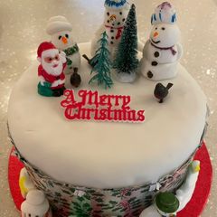 A picture of Decorating Your Christmas Cake ⛄️ 🎅🏻.