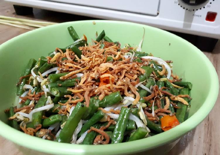 Tumis Toge Kacang Panjang Ikan Teri