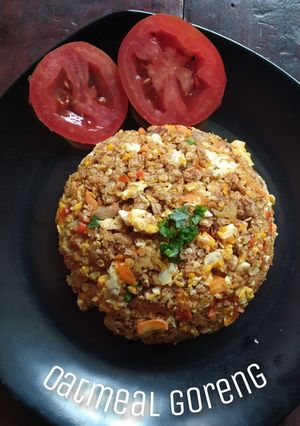 Foto resep 386. Oatmeal Goreng