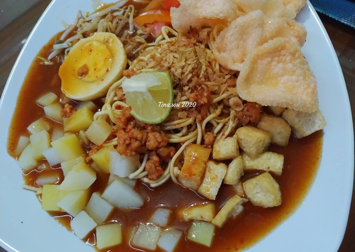 Mie Rebus Medan simple
