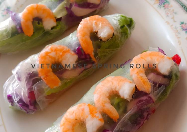 Resep Vietnamese Spring Rolls, Bikin Ngiler