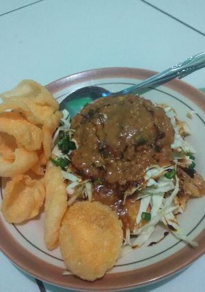 Foto resep Tahu telur bumbu pecel