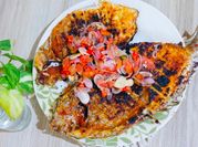 Gambar ikan baronang saus