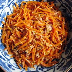 Carrot & Tuna ‘Goma-ae’ A picture of Carrot & Tuna ‘Goma-ae’.