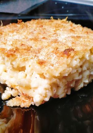 Une photo de Mac and cheese