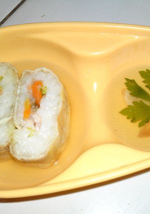Foto resep MPASI 11m nasi gulung dadar