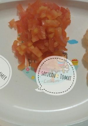 Foto resep Mpasi 8mo+ oseng Udang+tomat