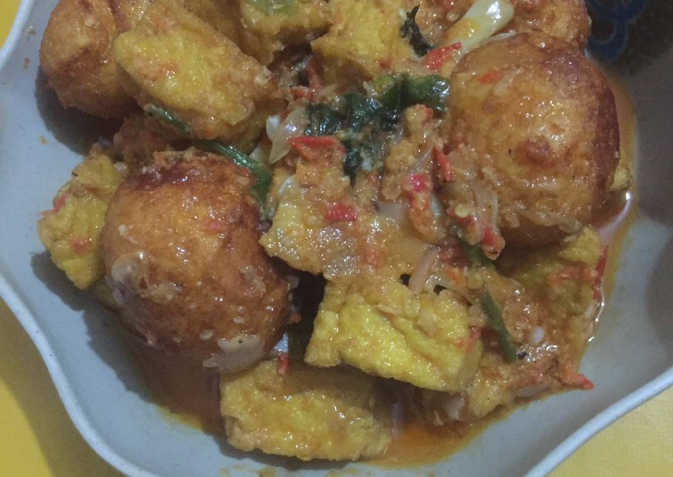 Balado telur ayam