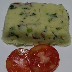 A picture of Mashed potatoes.