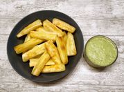 Una foto de yuca congelados