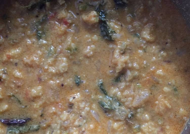 Easiest Way to Prepare Speedy Vada curry  #father Dad’s favourite recipe