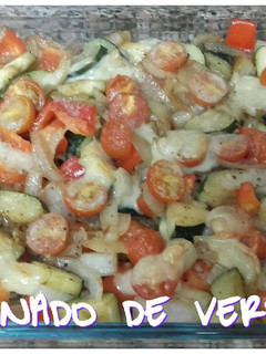 Una foto de Gratinado de verduras