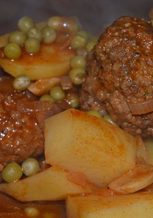 Una foto de Albóndigas con papa