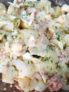 Una foto de Aliño de patatas clásico